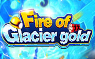 Fire of glacier gold